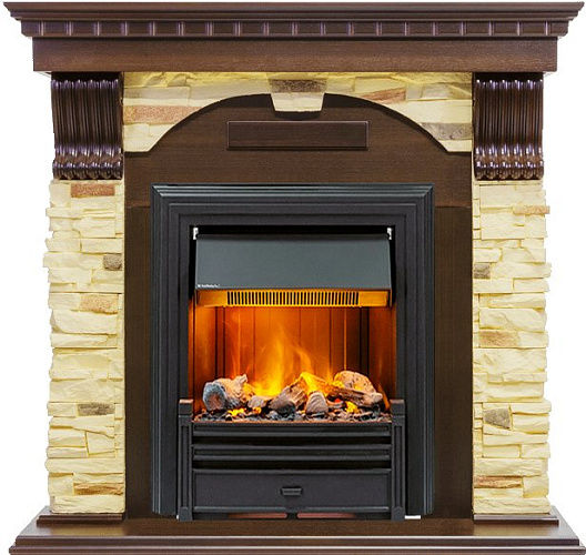 Dimplex Dublin очаг Brookline Black темный дуб/сланец_0